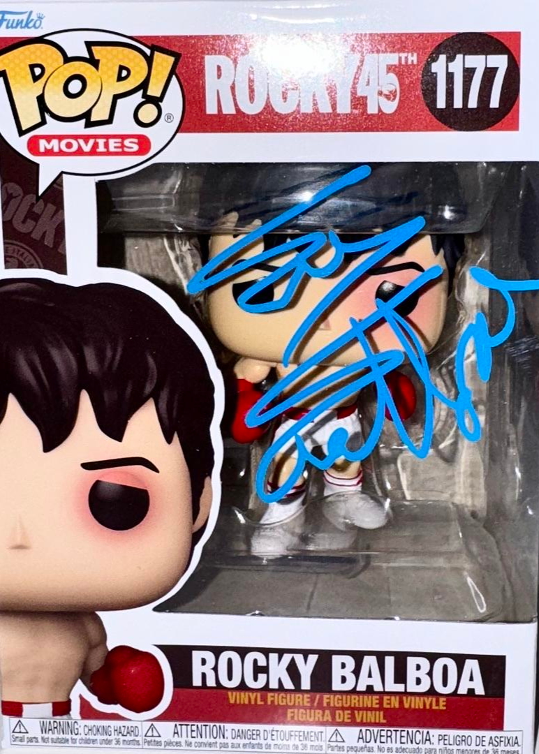 Sylvester Stallone Signed Funko Pop #1177 "Rocky Balboa" - Official Pix COA
